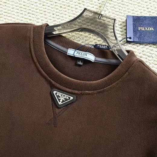 D112518秋冬季三角标logo超厚实双面摇粒绒保暖复古卫衣 商品图10