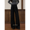 【65折秒杀】鹿向南「松弛步履」多色阔腿休闲裤女秋冬宽松慵懒风百搭直筒长裤LXNJ935 商品缩略图1
