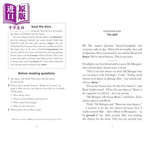 【中商原版】企鹅阅读分级指导3级 桑托斯与世界 Penguin Readers Level 3 Jaz Santos vs. The World 英文原版 分级读物 商品图2