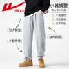 回力运动裤秋冬季裤子男加绒加厚保暖宽松休闲长裤灰色束脚卫裤男 商品缩略图3
