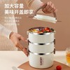 「多层可选！便携设计」便携圆型饭盒上班族加大加深大容量食品多层保温饭桶双层便当盒餐饮用具 商品缩略图2