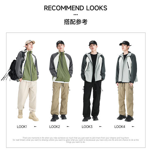 回力旗舰店外套男款春秋季休闲美式机能风工装高级感户外夹克男士 商品图4