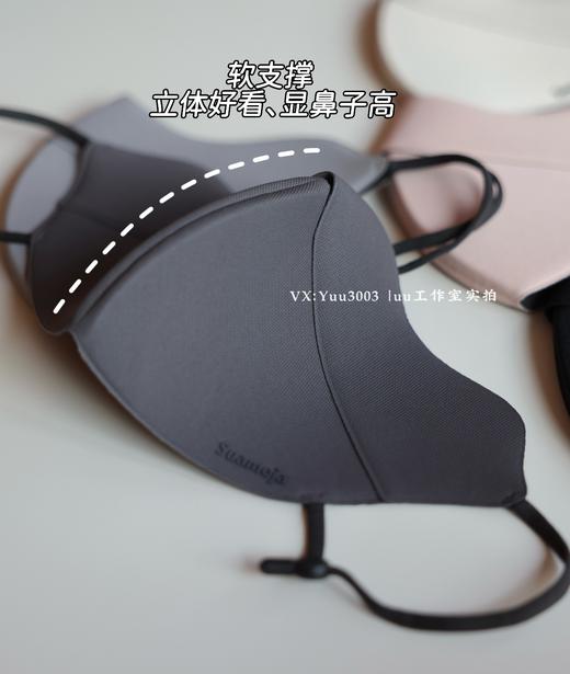 2只25.8元。便宜但好！秋冬保暖透气口罩，颜值也高！可水洗，抗菌面料，环保胶。 商品图1