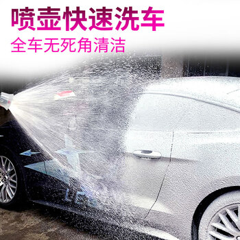 龟牌（Turtle Wax）樱桃爽金棕榈2L洗车液水蜡汽车高泡沫清洗剂喷壶套装TC-400704 /汽车用品 /美容清洗 /清洁剂