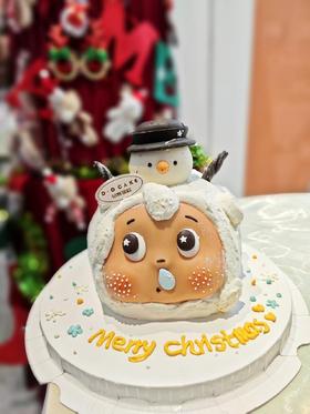 “星星人小雪人蛋糕”提前5小时预定