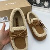 D112505豆豆鞋吐司2代厚底毛毛勃肯棉鞋25冬季新款加绒雪地靴 商品缩略图5