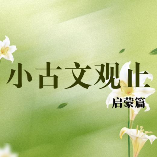 26寒 小古文观止（启蒙篇）试听 商品图0