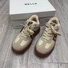 D112553高帮加绒板栗复古德训鞋女25新款运动休闲小白鞋子 商品缩略图0
