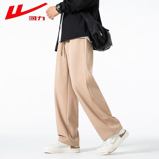 回力垂感裤子休闲裤男士春秋薄款宽松潮流运动裤直筒运动休闲长裤 商品图8