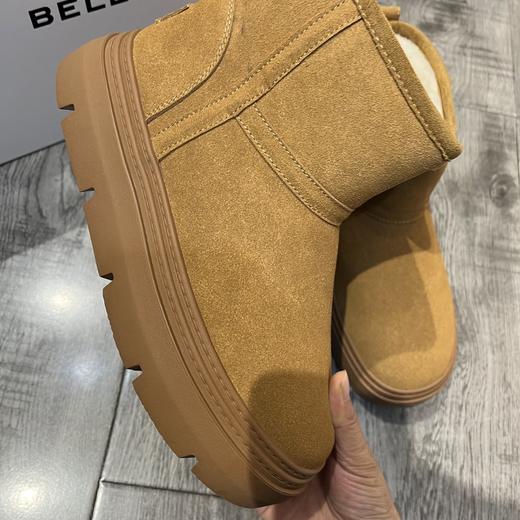 D112508小暖宝暖墩墩厚底雪地短靴轻便女加绒棉鞋E6C1DDD5 商品图6