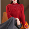 CC女士加绒毛衣2025新款时髦时尚洋气保暖打底衫一体绒内搭上衣 商品缩略图3