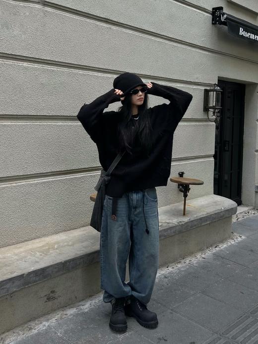 D112513秋冬季氛围感从头开始！女款时尚高级感羊驼毛冷帽 商品图2