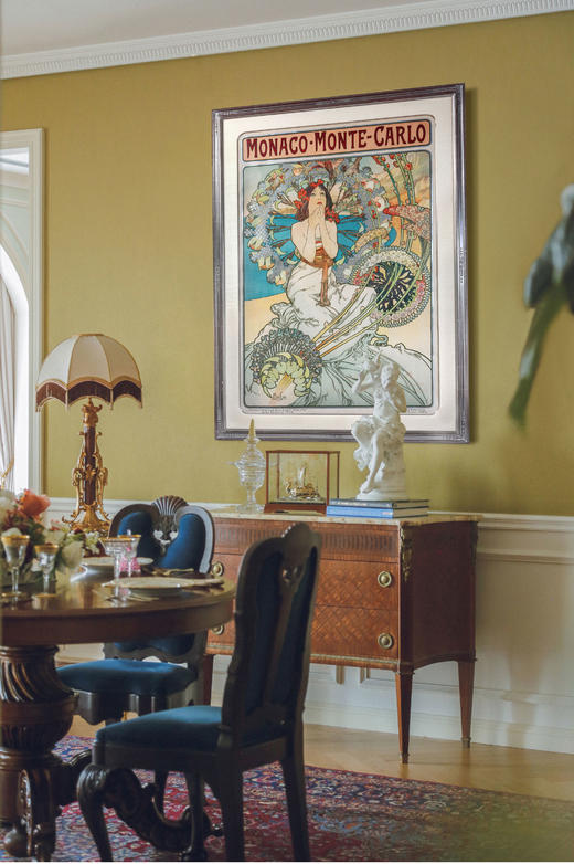 独角鹿西洋古董1897年代法国出品原版版画《摩纳哥蒙特卡洛 Monaco-Monte Carlo》 商品图0