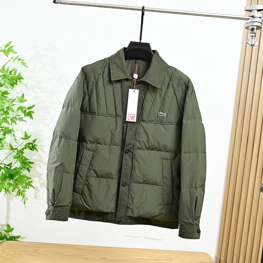 D112514冬季新款简约纯色夹克翻领羽绒服案款 商品图2