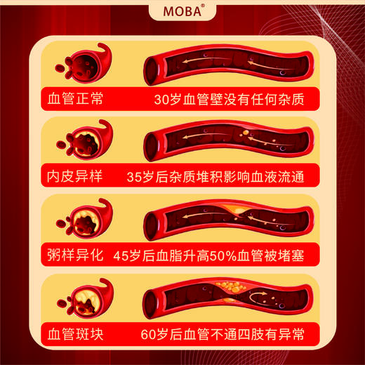 MOBA水蛭素纳豆激酶原装进口降血压溶血栓脂中老年人血管清道夫60粒 商品图3