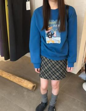 老米优品🎈3-5天！韩代同款《100%棉 🦆达菲鸭减龄加绒加厚卫衣 》韩里韩气，少女感拉满！WY251125A