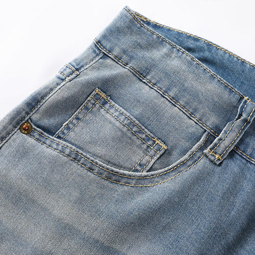 gxg.jeans男装【莱赛尔】25年夏新款复古水洗牛仔裤休闲直筒裤男士牛仔长裤K&C 商品图4