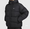 D112541梭织面料防风拒水连帽纯色羽绒服夹克 商品缩略图10