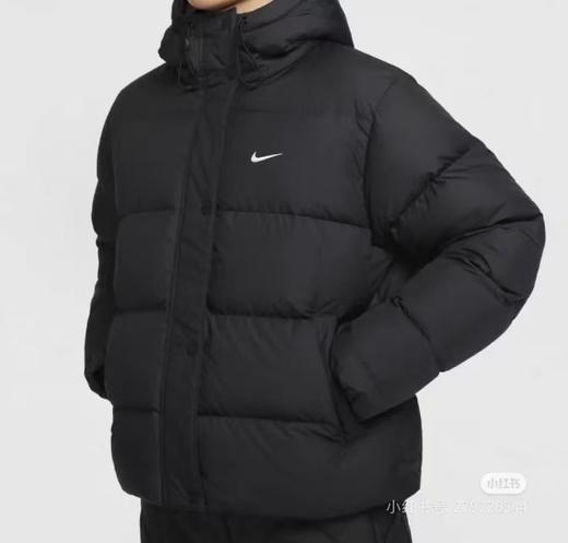 D112541梭织面料防风拒水连帽纯色羽绒服夹克 商品图10