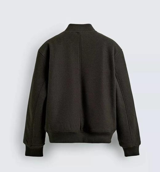 冬季棒球2025宽松时尚新款茄克男装男士纯色外套休闲夹克加厚 商品图3