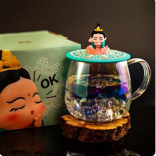 敦煌文创 万事皆OK玻璃杯 商品图0