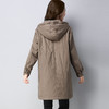 QMHY979棉衣女中长款2023新款秋装休闲宽松春秋小个子棉大衣早秋外套潮 商品缩略图1