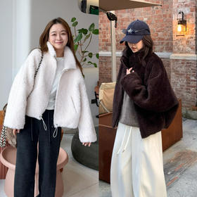 2511407   真毛～羊毛 皮毛 时髦保暖外套