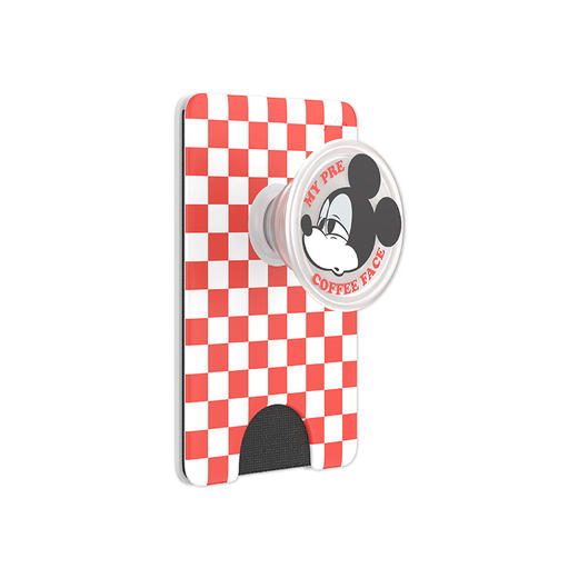 【迪士尼早餐】困困虫米奇·MagSafe卡包 Wallet卡包 Wallet of Magsafe磁吸卡包系列 红色 格纹 商品图0
