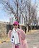 D112530英伦学院风冬季氛围感针织羊绒面料徽章围巾 商品缩略图5