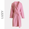 LIZZY秋冬欧式慵懒风浴袍款双面羊毛羊绒长款大衣外套5998 商品缩略图6