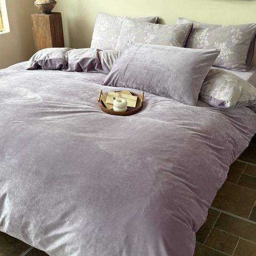 澄鱼生活原麻提花宝宝绒四件套 | 舒适透气 亲肤保暖 A面法式提花 B面加绒 多色可选 商品图2