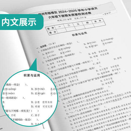 【福建省】2026  福建省小学毕业升学考试试卷精选 语文 商品图2