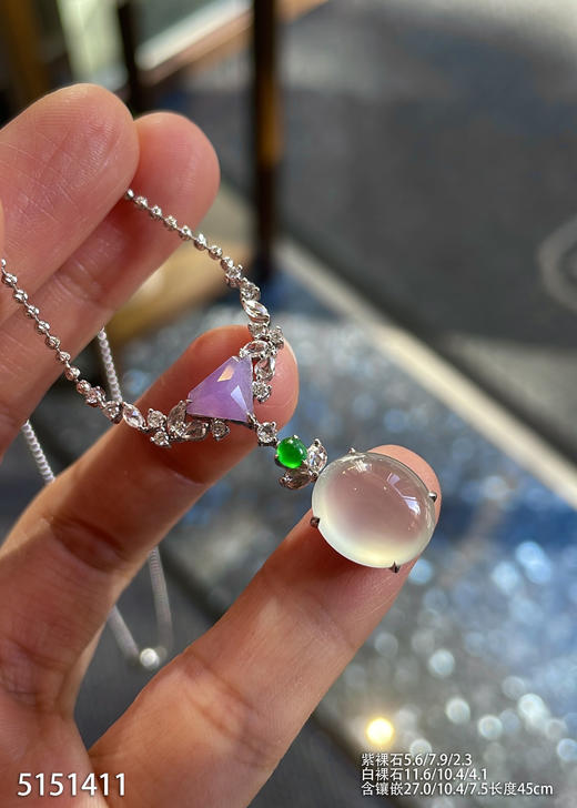 5151411，蛋面吊坠。具体价格微信咨询 商品图2