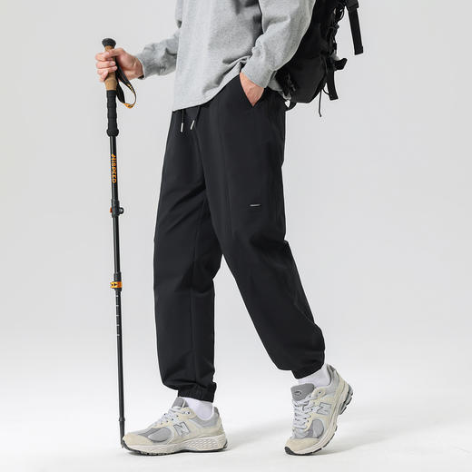 gxg.jeans男装 25夏新款户外运动裤抽绳系带纯色休闲裤舒适百搭束脚裤男K&C 商品图5