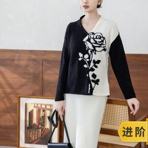 苏苏姐家慧织套头衫毛衣手工DIY编织棒针羊毛线衣服毛线团材料包 商品图0