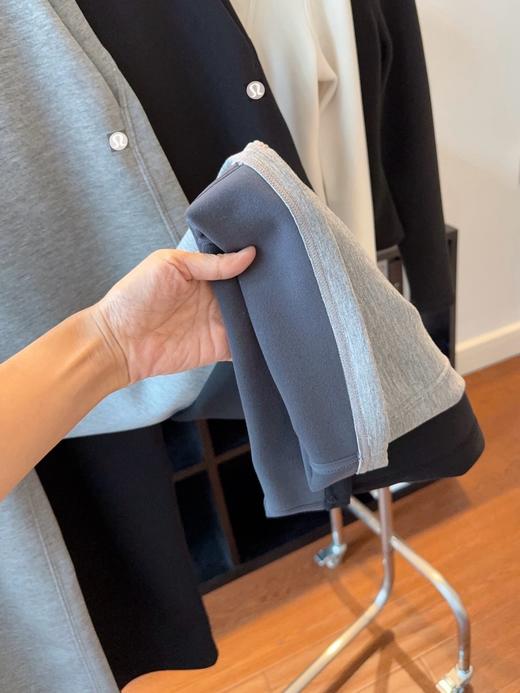 D112568空气层面料软糯亲肤加绒保暖女士休闲长裤 商品图5