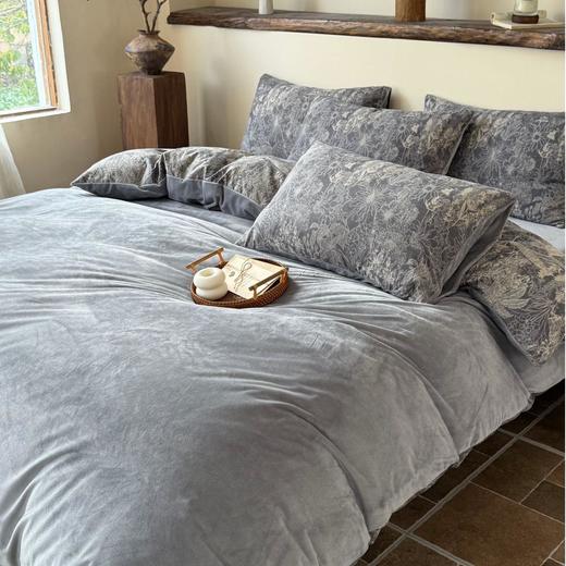 澄鱼生活原麻提花宝宝绒四件套 | 舒适透气 亲肤保暖 A面法式提花 B面加绒 多色可选 商品图6