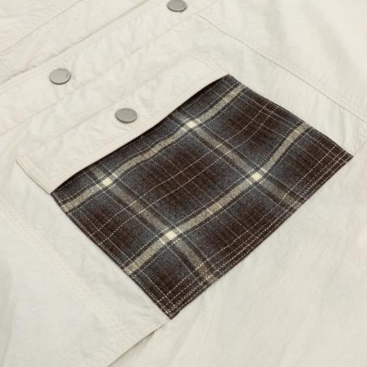 【格纹拼接】衬衫式羽绒服25冬款时尚潮流百搭保暖羽绒外套男K&C 商品图4