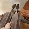 【羊皮复古小金币磨砂英伦风乐福鞋】女平底小皮鞋 商品缩略图1