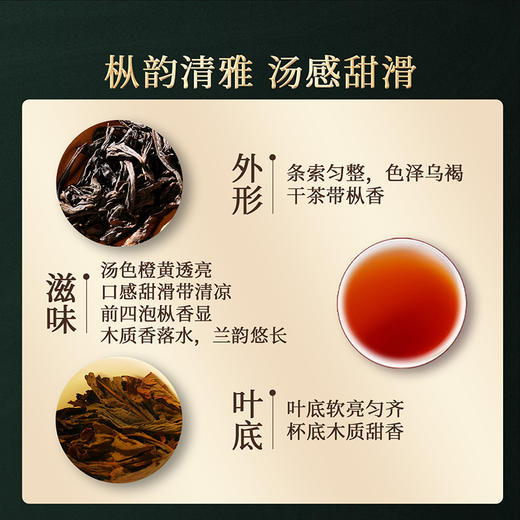 岩语 鉴山鸡公岩老枞水仙礼盒装 特级正宗武夷山正岩茶叶51g 商品图4