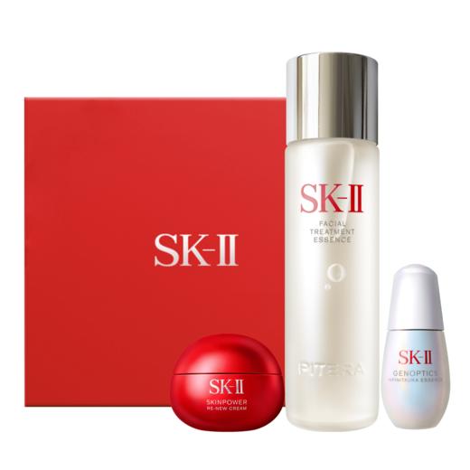 32500090109 SK-II 【年度狂欢】神仙水小灯泡大红瓶面霜淡斑美白护肤品套装【230ml+30ml+50g】 商品图0