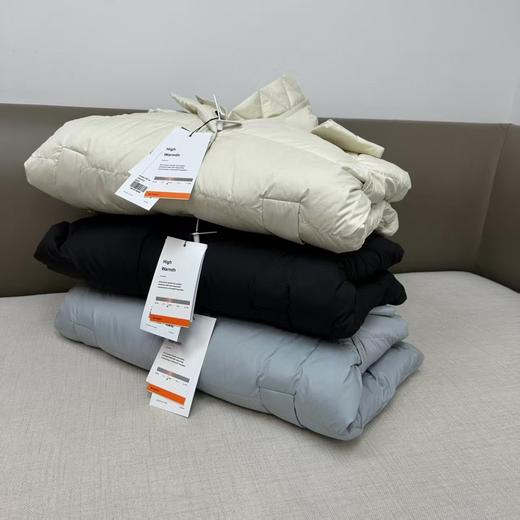 D112542泡芙女款冬季保暖连帽五格羽绒服 商品图1