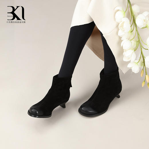 BAKERLOO女鞋圆头擦色小跟鞋HD212 商品图5
