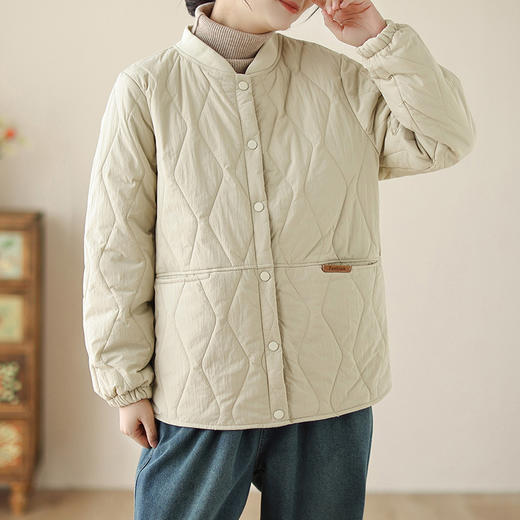 【简约舒适❗️复古轻奢】大码羽绒棉服女外套冬季宽松轻薄棉袄女新款百搭女装短款保暖棉衣。ja 商品图3