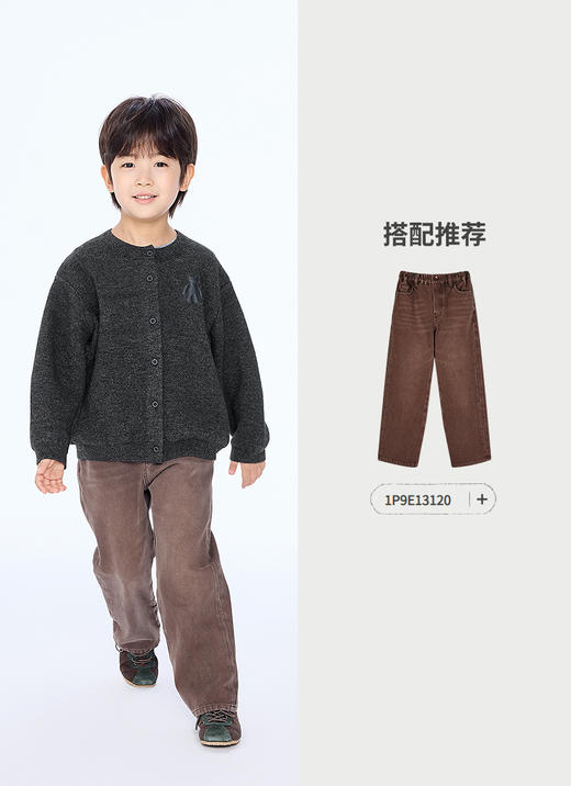 jnby  25年冬款  短款开襟针织衫  1PA310900 商品图4