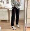 D112559棉混纺面料弹力松紧腰加绒加厚卫裤休闲裤 商品缩略图1