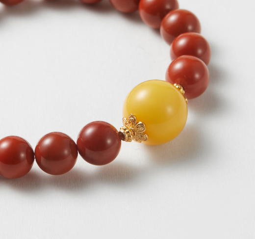 南红炫彩单圈手串A款 商品图3