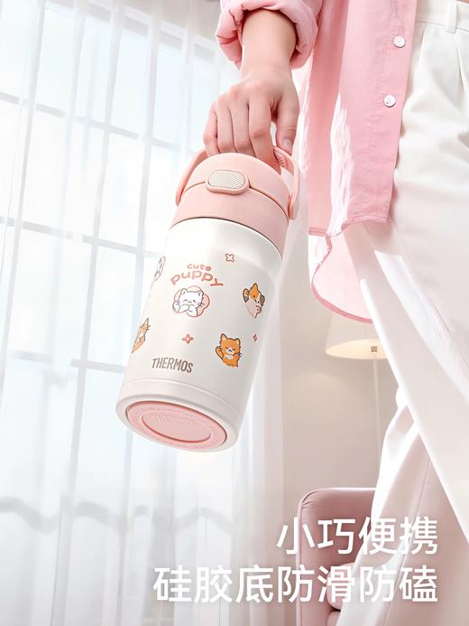 膳魔师萌宠不锈钢吸管儿童保温杯 商品图4