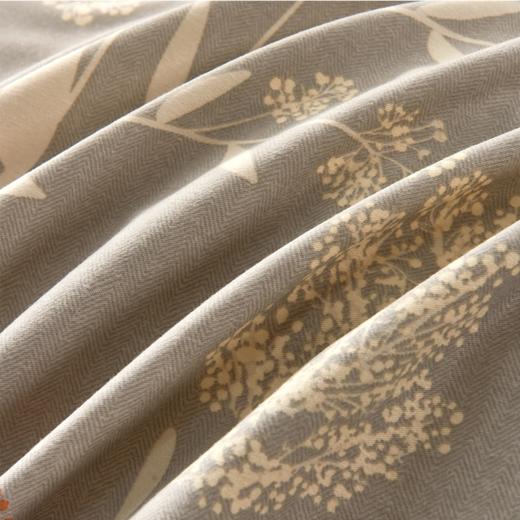 杉杉 时尚纯棉磨毛四件套—绣丽-灰QFS-2610 商品图1