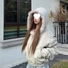 【防风锁温❗️时尚百搭】美式复古连帽冬季棉服设计新款保暖宽松加厚棉衣毛领外套黑色。ja 商品缩略图0